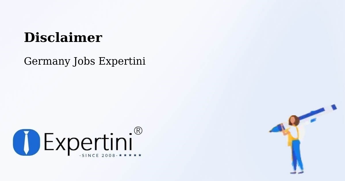 Disclaimer – Wallenhorst - Germany Jobs Expertini